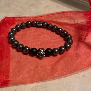 Handmade by me beaded bracelets with stretch cord for a great fit! Measure wrist